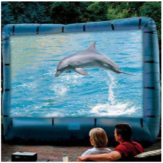 Shiny New Gadget Of The Month: Inflatable  Movie Screen