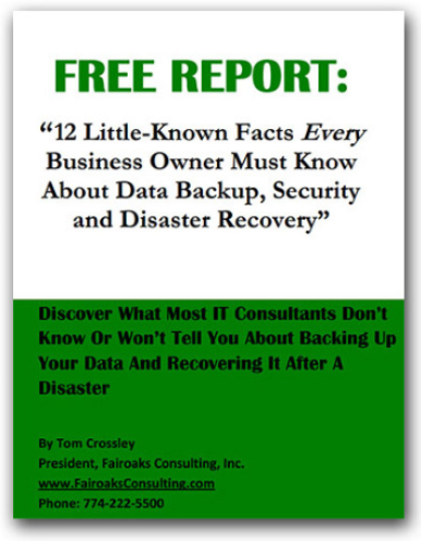 If you are still relying on tape drives, external hard drives or USB devices to back up your data, then it’s critical for you to  get and read this informative business advisory guide