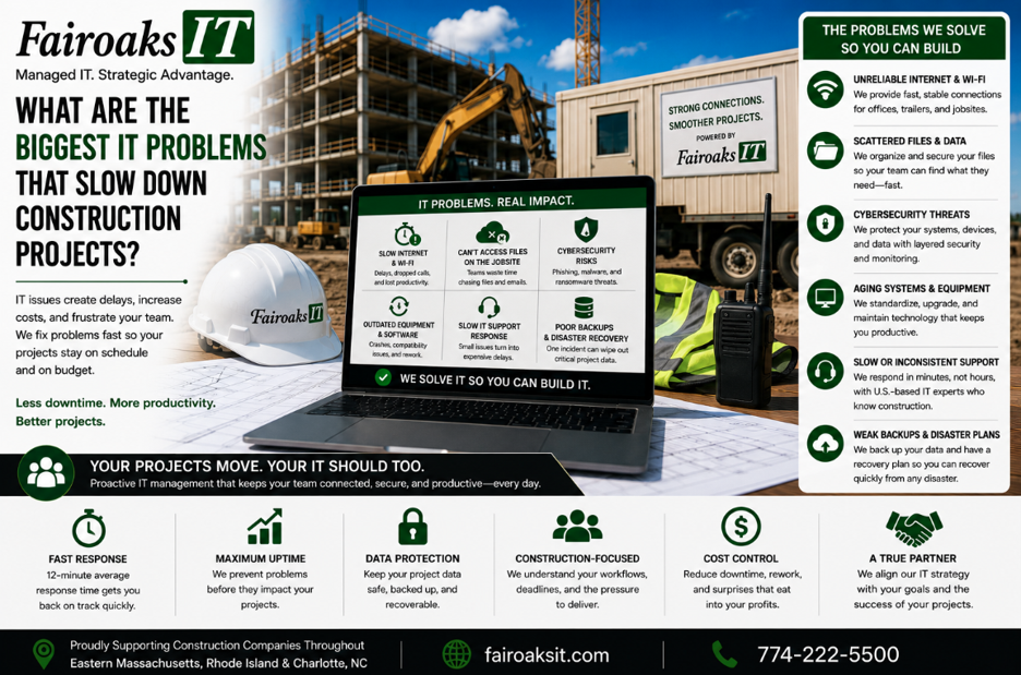 What Are the Biggest IT Problems That Slow Down Construction Projects?