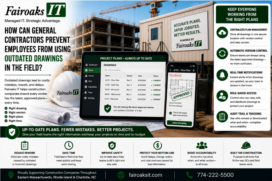 How Can General Contractors Prevent Employees From Using Outdated Drawings in the Field?